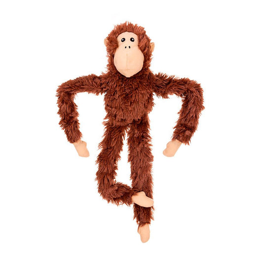 Spike Monkey Plush Dog Toy