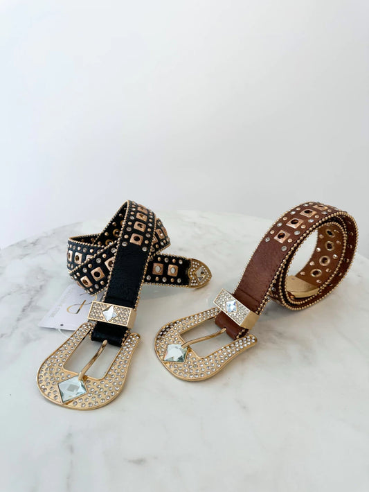 Belt with Stones and Applications